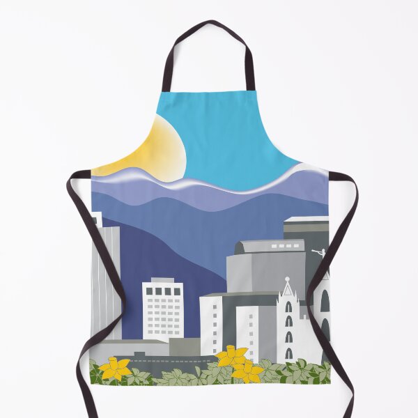 Item preview, Salt Lake City, Utah - Skyline Illustration by Loose Petals designed and sold by LoosePetals.
