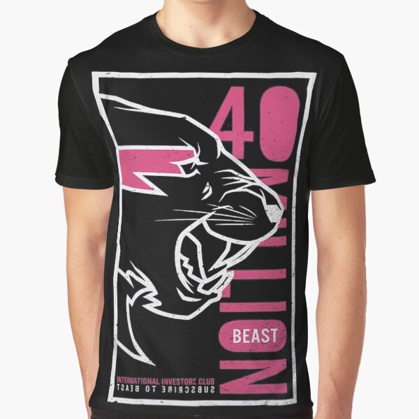 mr beast signed-LIMITED SIGNED MRBEAST 40 MILLION CELEBRATION T-SHIRT Graphic T-Shirt