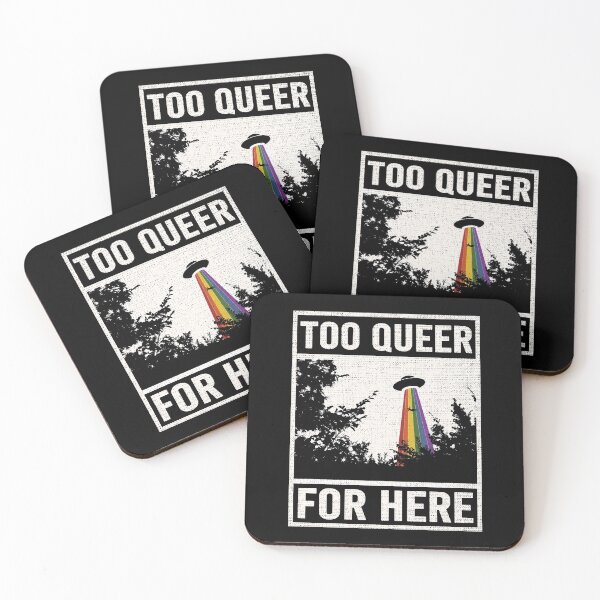 Item preview, Too Queer For Here  designed and sold by Sinjy.