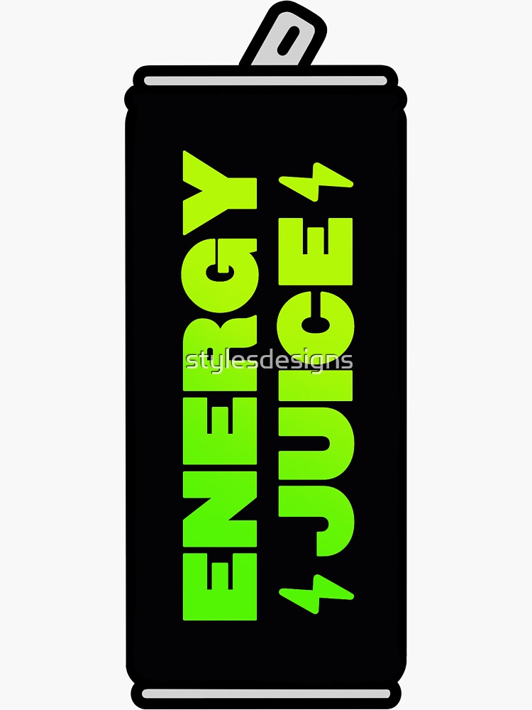 "One Direction Energy Juice Sticker" Sticker by stylesdesigns Redbubble