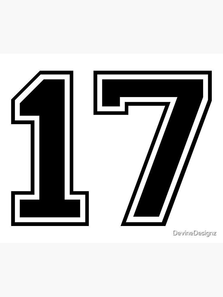 17-number-seventeen-poster-for-sale-by-devinedesignz-redbubble