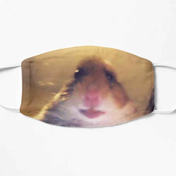 Meme Hamster On Facetime Mask By Memelibrary Redbubble