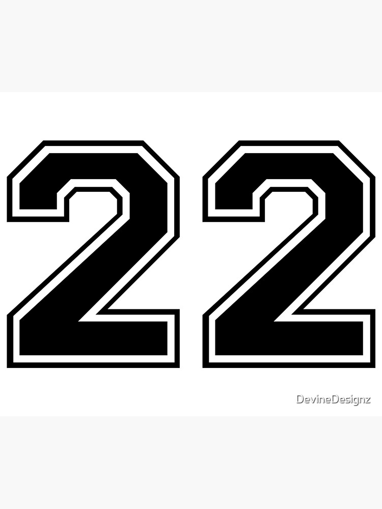 22 Number Twenty-Two 