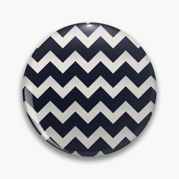 Item preview, Pretty Simple Chevron Stripes Navy Blue and White Shadow designed and sold by GDCdesigns.