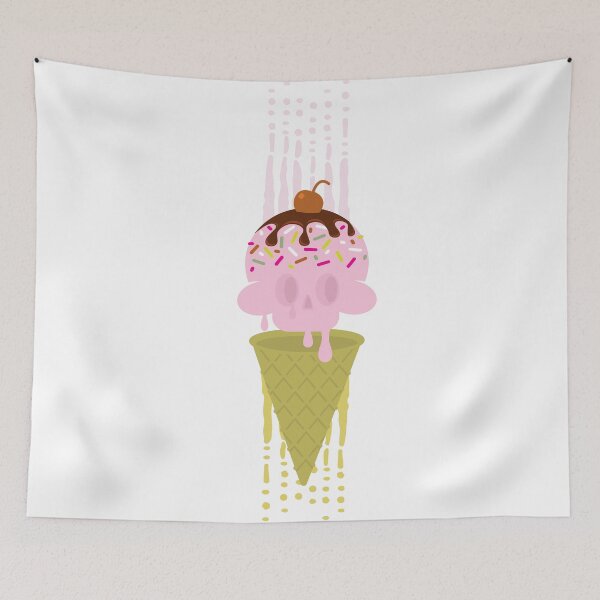 Item preview, Death by Strawberry Ice Cream designed and sold by ArtsArtyArt.