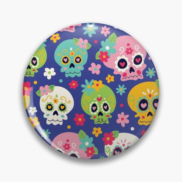 Item preview, Colorful Sugar Skulls designed and sold by AllyArtDesigns.