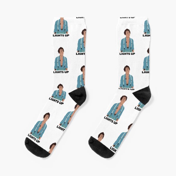 Harry Styles Lights Up Socks