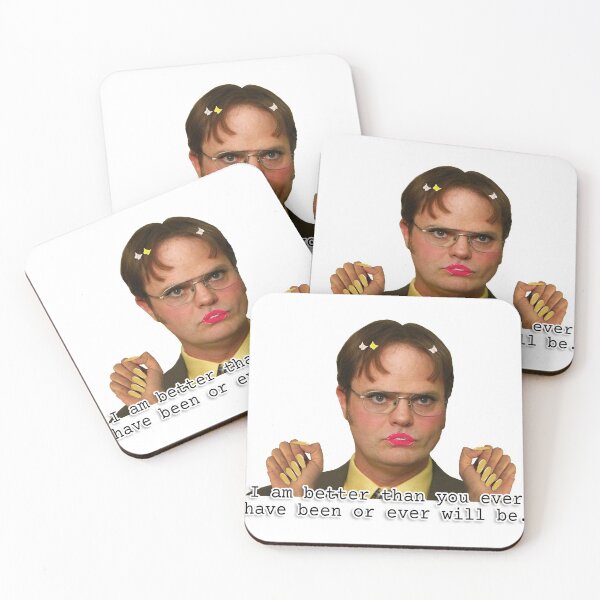 Item preview, 'I am better than you ever have or ever will be' - Dwight Schrute designed and sold by Ellie Canhoto.