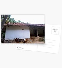 Indian Vernacular Houses-4 Postcards