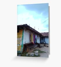 Indian Vernacular houses-7 Greeting Card