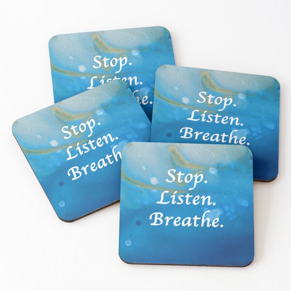 Item preview, Stop. Listen. Breathe. designed and sold by BWLiving.