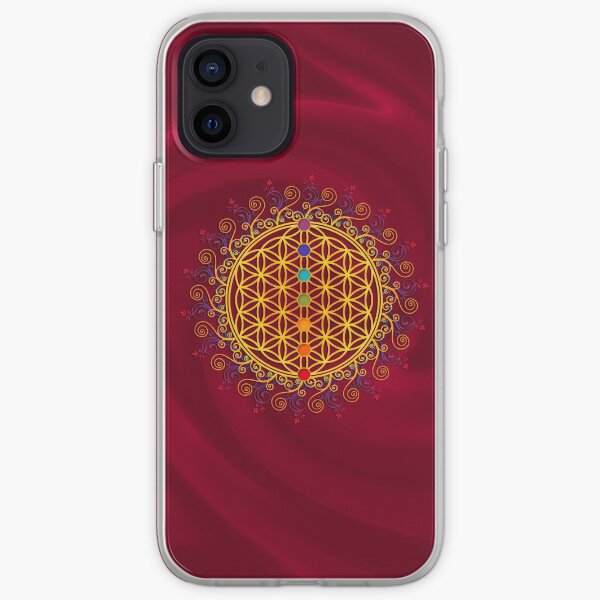 FLOWER OF LIFE, CHAKRAS, SPIRITUALITY, YOGA, ZEN, iPhone Soft Case