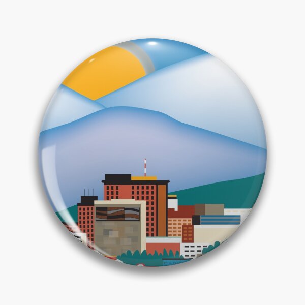 Item preview, Anchorage, Alaska - Skyline Illustration by Loose Petals designed and sold by LoosePetals.
