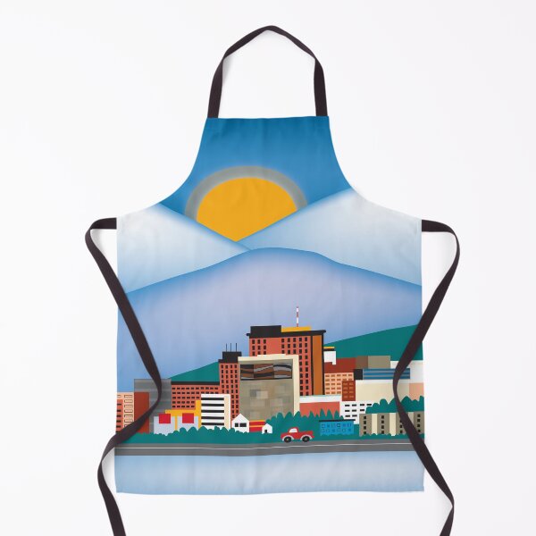 Item preview, Anchorage, Alaska - Skyline Illustration by Loose Petals designed and sold by LoosePetals.