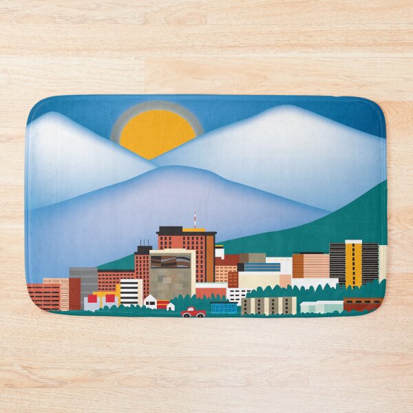 Item preview, Anchorage, Alaska - Skyline Illustration by Loose Petals designed and sold by LoosePetals.