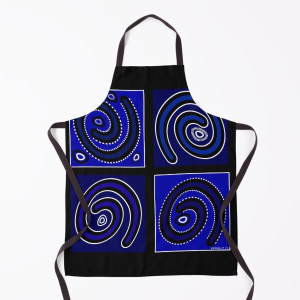 Item preview, Blue Aboriginal Art Inspiration designed and sold by Turuso.