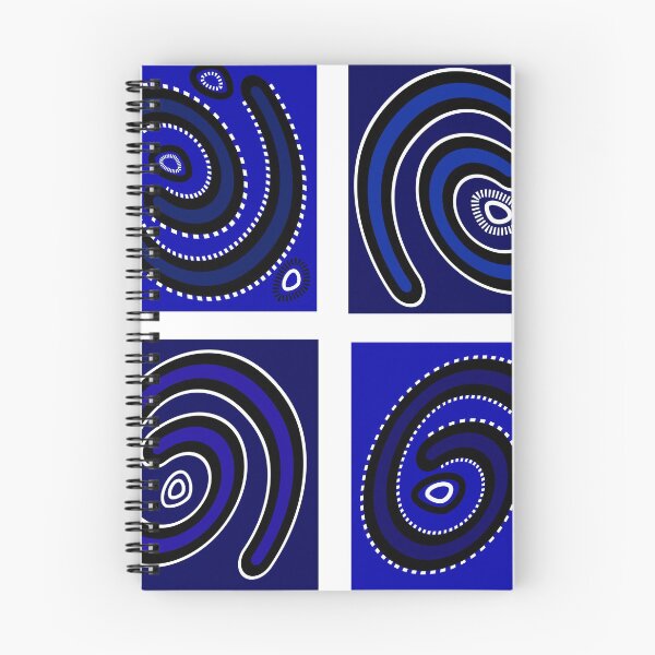 Item preview, Blue Aboriginal Art Inspiration designed and sold by Turuso.