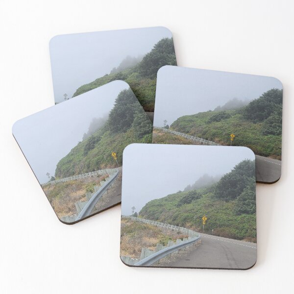 Item preview, Mist over the mountain road on the coast designed and sold by RKSDesigns.