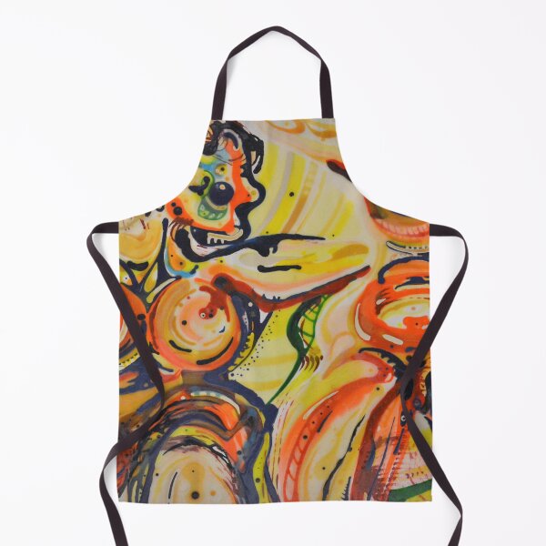 Item preview, Nudity as freedom abstract painting caricature shapes designed and sold by D4li98.