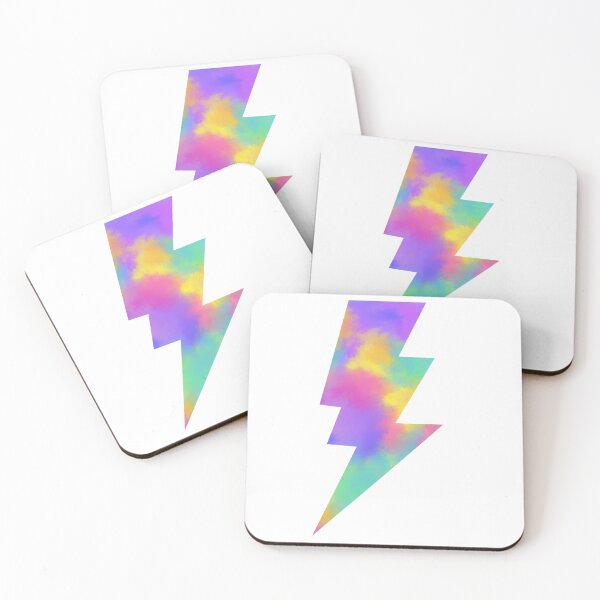 Item preview, Rainbow Splash Lightning Bolt designed and sold by MaeCreates.