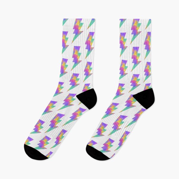Item preview, Rainbow Splash Lightning Bolt designed and sold by MaeCreates.