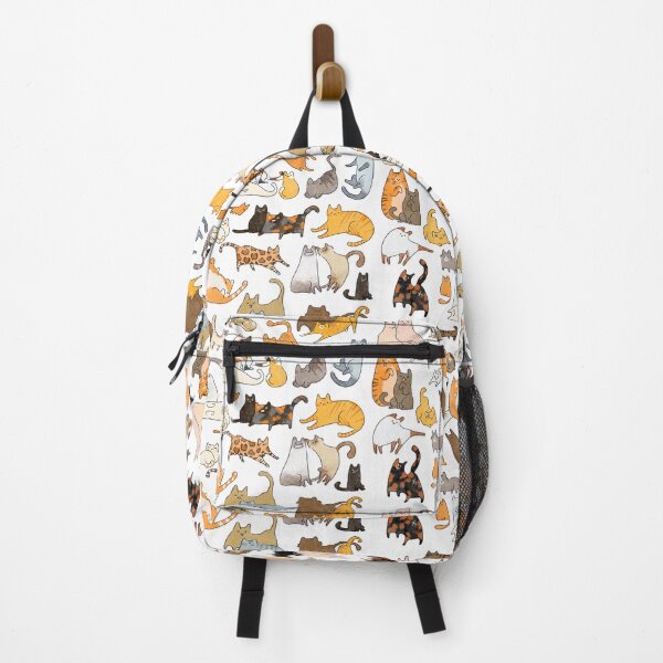 Item preview, Cat Breeds Pattern Print  designed and sold by little  ochre.