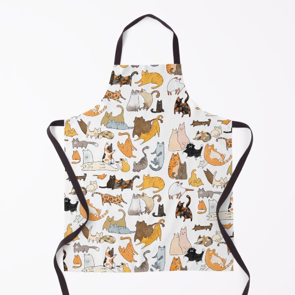 Item preview, Cat Breeds Pattern Print designed and sold by little ochre.