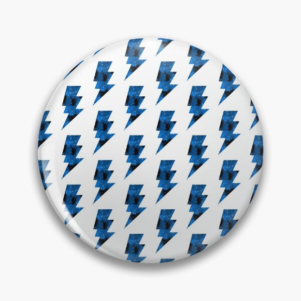 Item preview, Blue Galaxy Lightning Bolt designed and sold by MaeCreates.