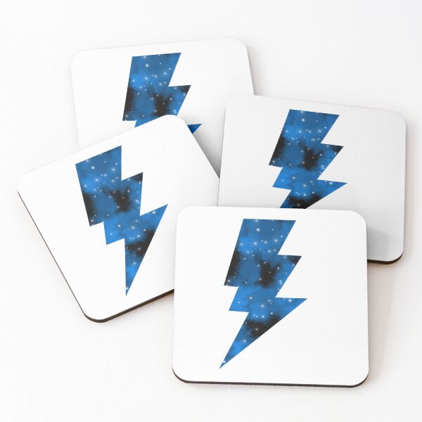 Item preview, Blue Galaxy Lightning Bolt designed and sold by MaeCreates.