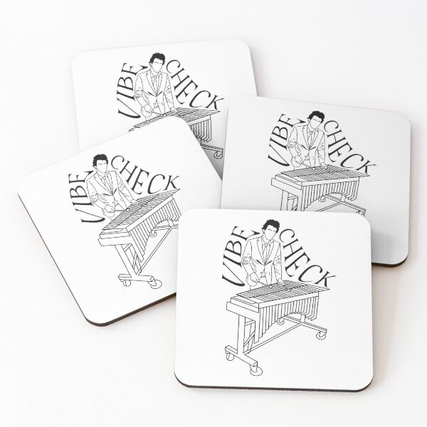 vibe check Coasters (Set of 4)