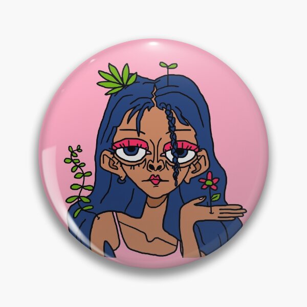 Item preview, plant girl print designed and sold by ChildishSpite.