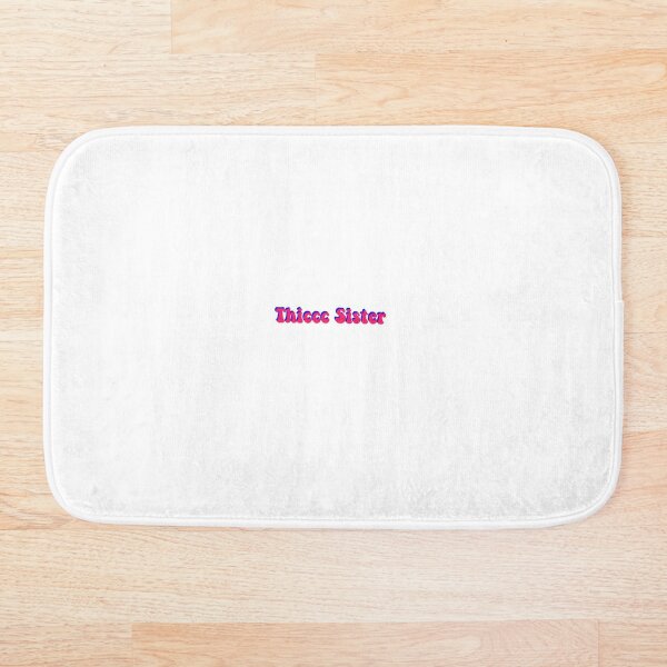 Thiccc Bath Mats | Redbubble