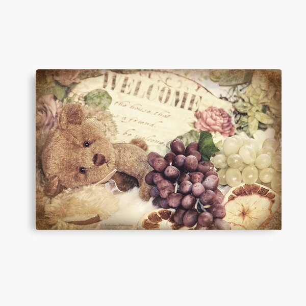 Soft little bear Canvas Print