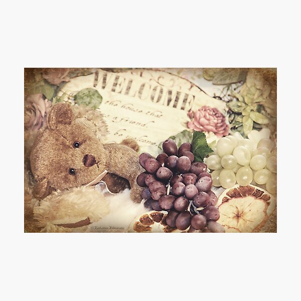 Soft little bear Photographic Print