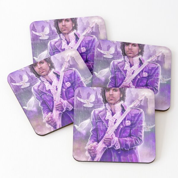 Prince Musician art Coasters (Set of 4)