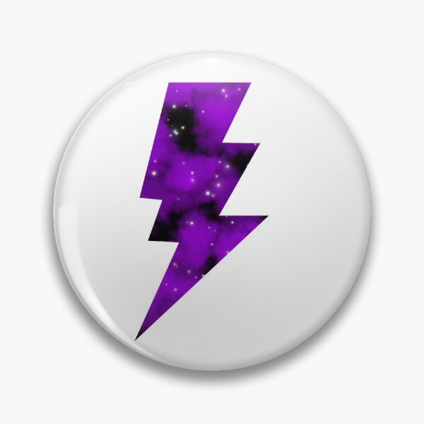 Item preview, Purple Galaxy Lightning Bolt designed and sold by MaeCreates.