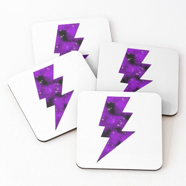 Item preview, Purple Galaxy Lightning Bolt designed and sold by MaeCreates.