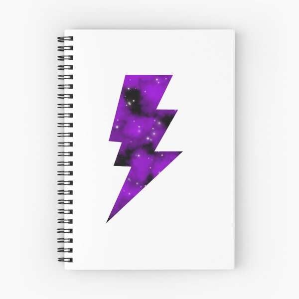 Item preview, Purple Galaxy Lightning Bolt designed and sold by MaeCreates.