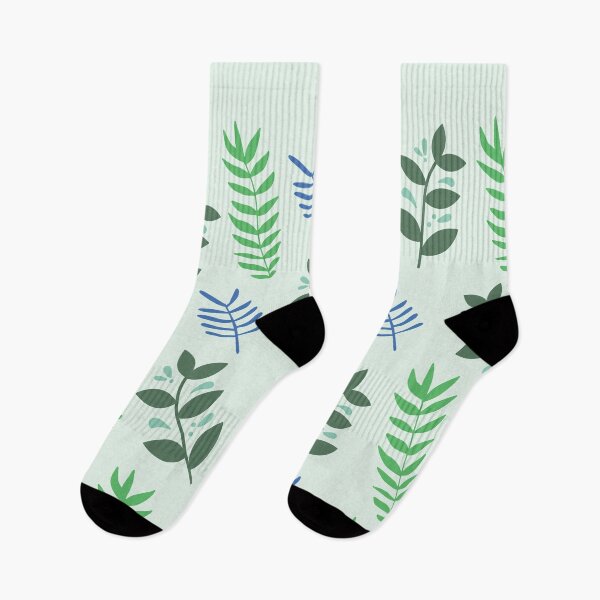 Item preview, Green Spring floral leaves on green background Tropical Nature Pattern  designed and sold by Medmac's Designs.