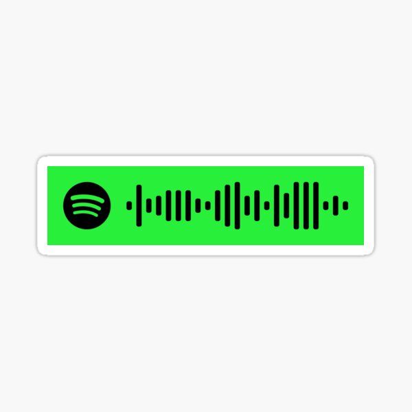 Ed Sheeran Spotify Code Stickers 