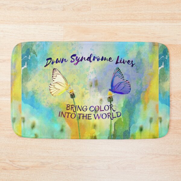Item preview, Down Syndrome Lives Bring Color into this World - Watercolor designed and sold by ADownLife.