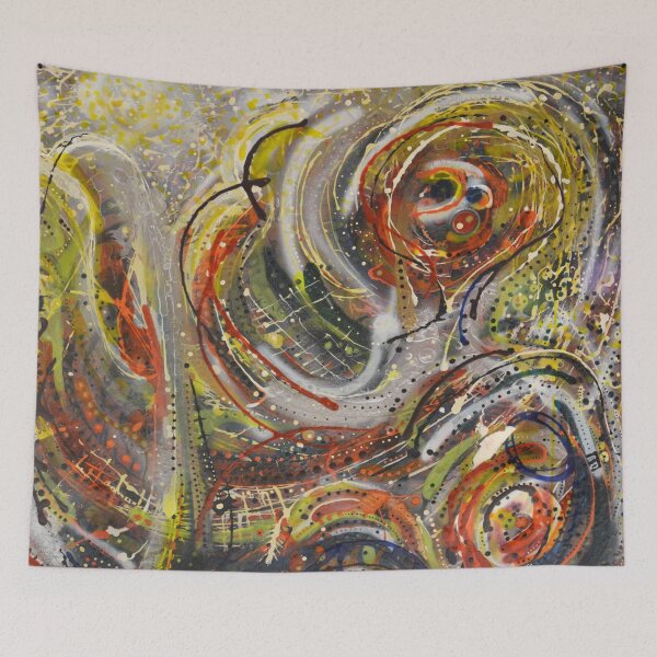 Item preview, Waiting and hoping abstract painting lying down designed and sold by D4li98.