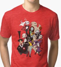 the nightmare before christmas Tri-blend T-Shirt