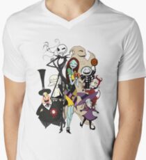 the nightmare before christmas Men's V-Neck T-Shirt