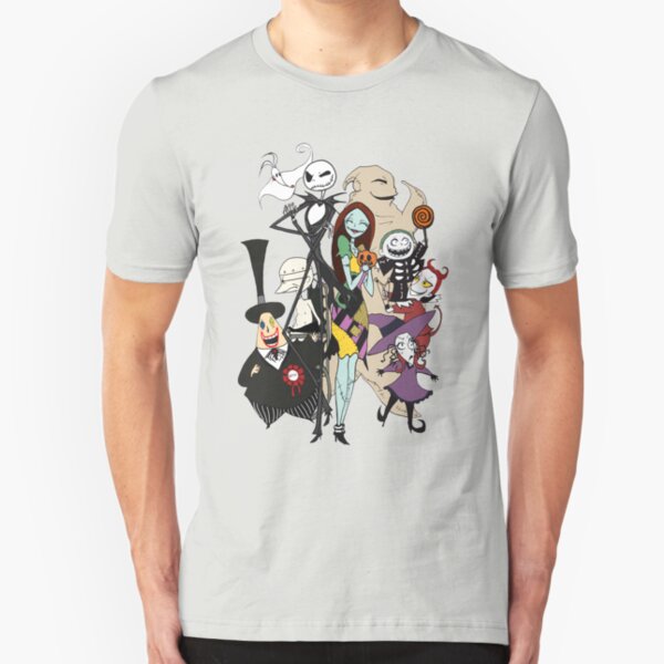 the nightmare before christmas Slim Fit T-Shirt