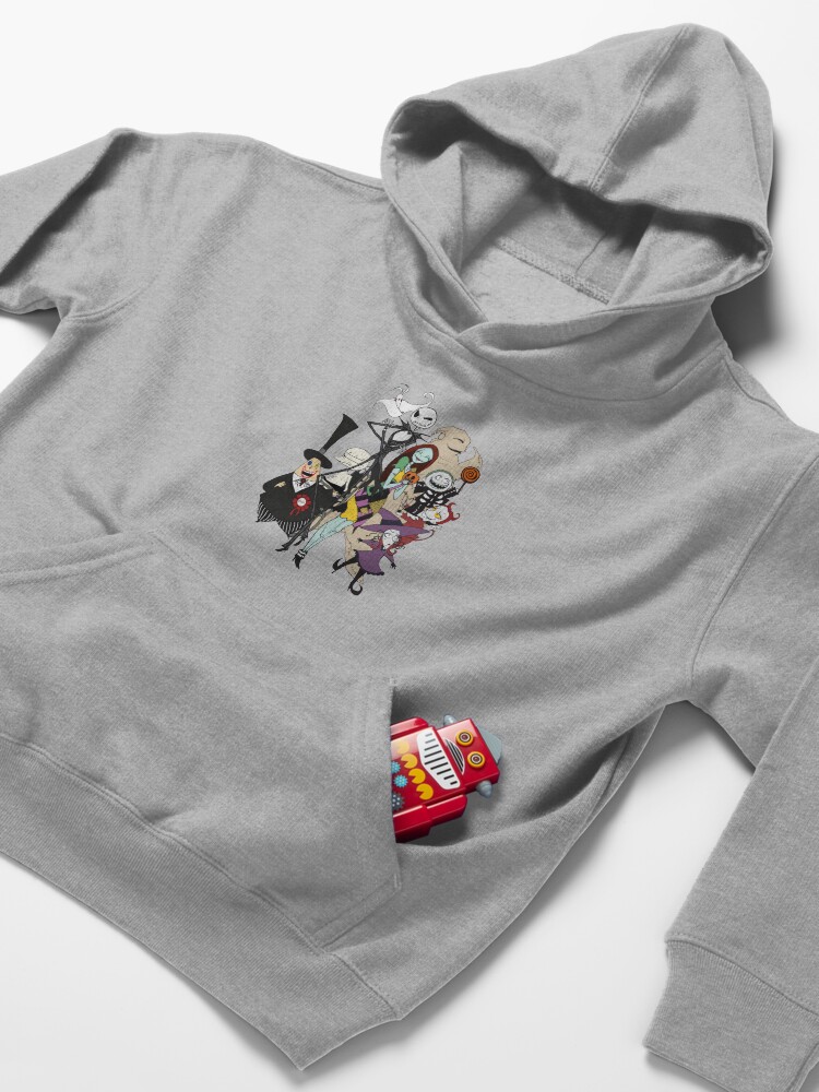 Alternate view of the nightmare before christmas Kids Pullover Hoodie