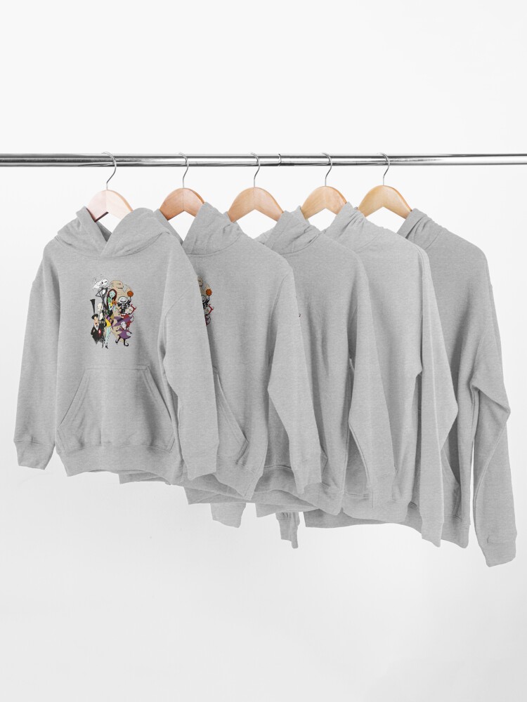 Alternate view of the nightmare before christmas Kids Pullover Hoodie