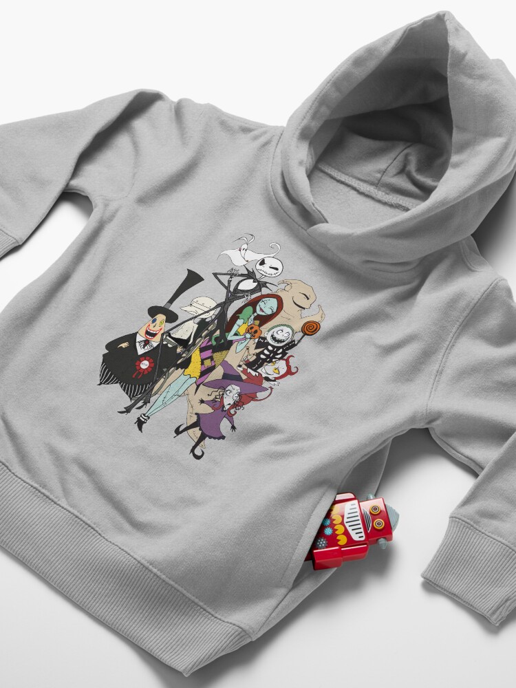 Alternate view of the nightmare before christmas Toddler Pullover Hoodie