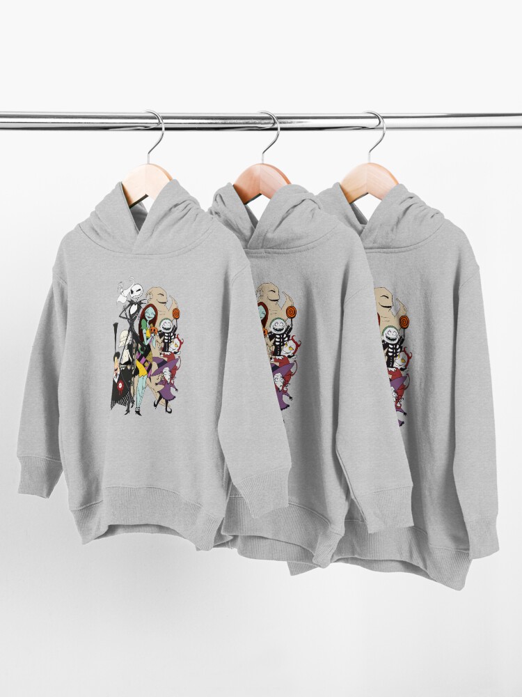 Alternate view of the nightmare before christmas Toddler Pullover Hoodie