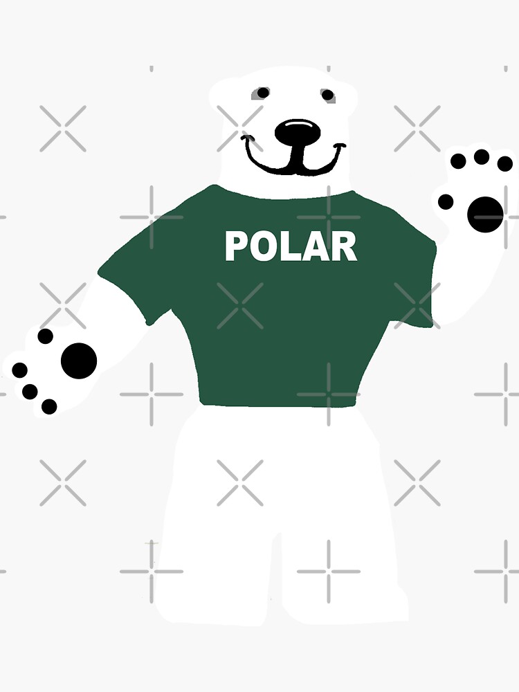 Thumbnail 3 of 3, Sticker, Polar Beverage Bear designed and sold by shiraesther.